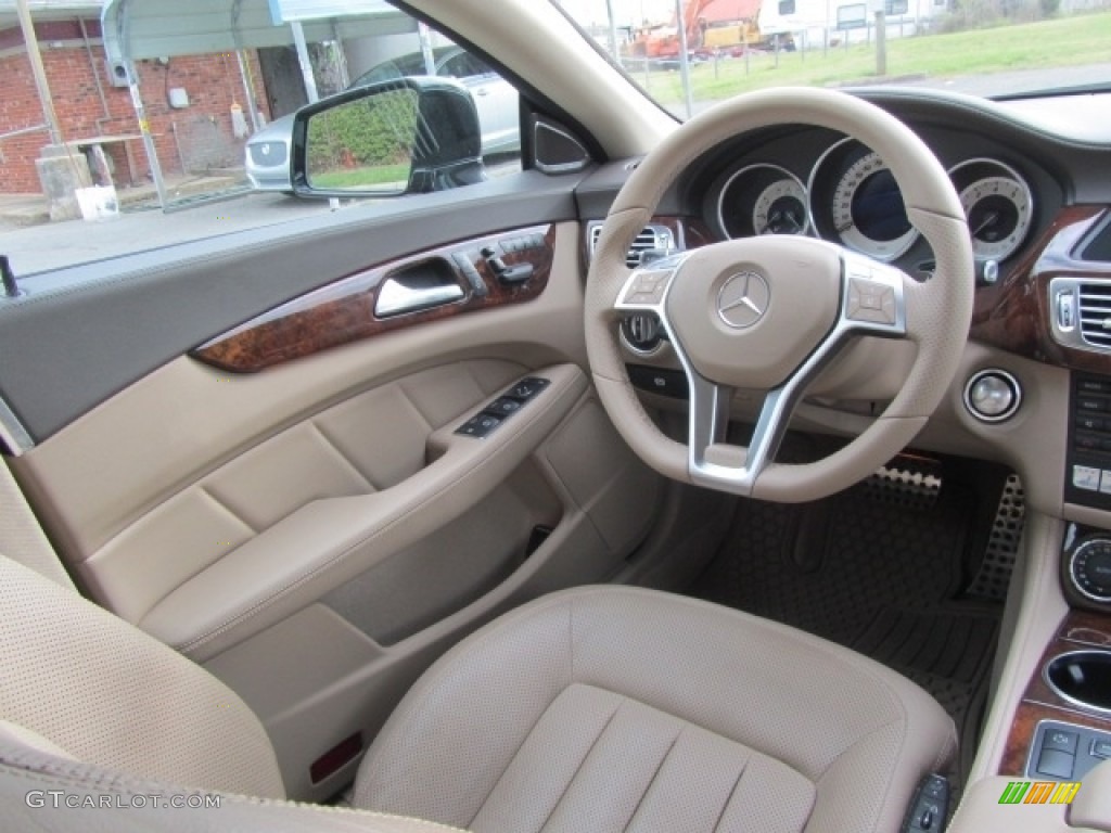 2013 CLS 550 Coupe - Black / Almond/Mocha photo #12