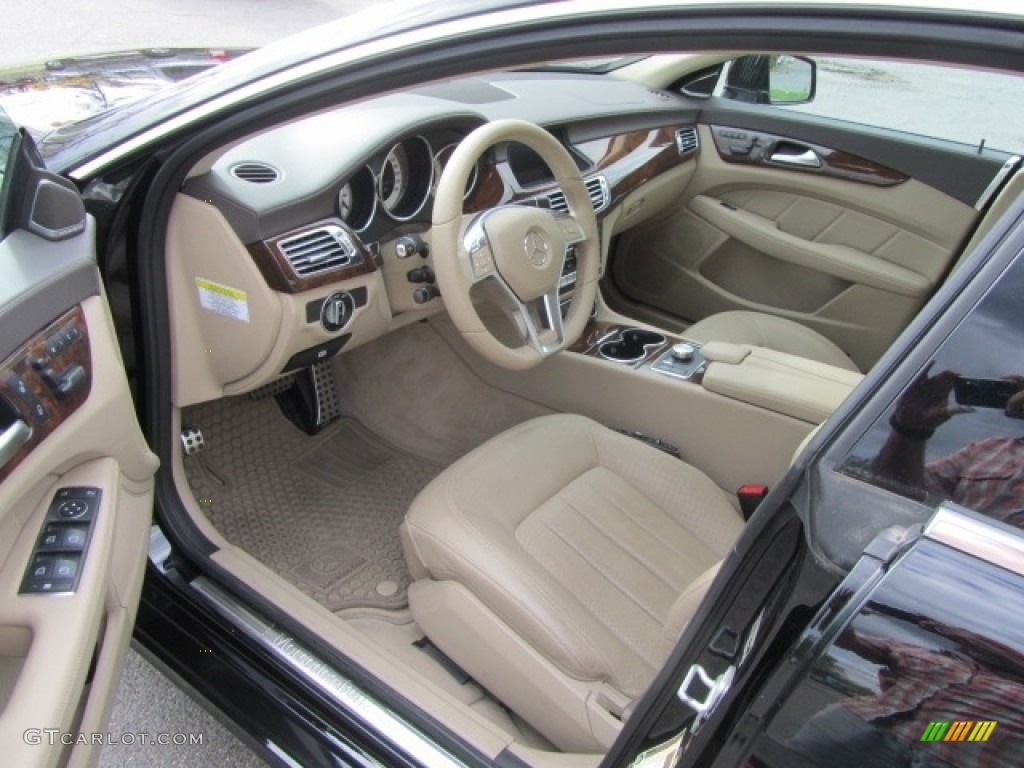 2013 CLS 550 Coupe - Black / Almond/Mocha photo #17