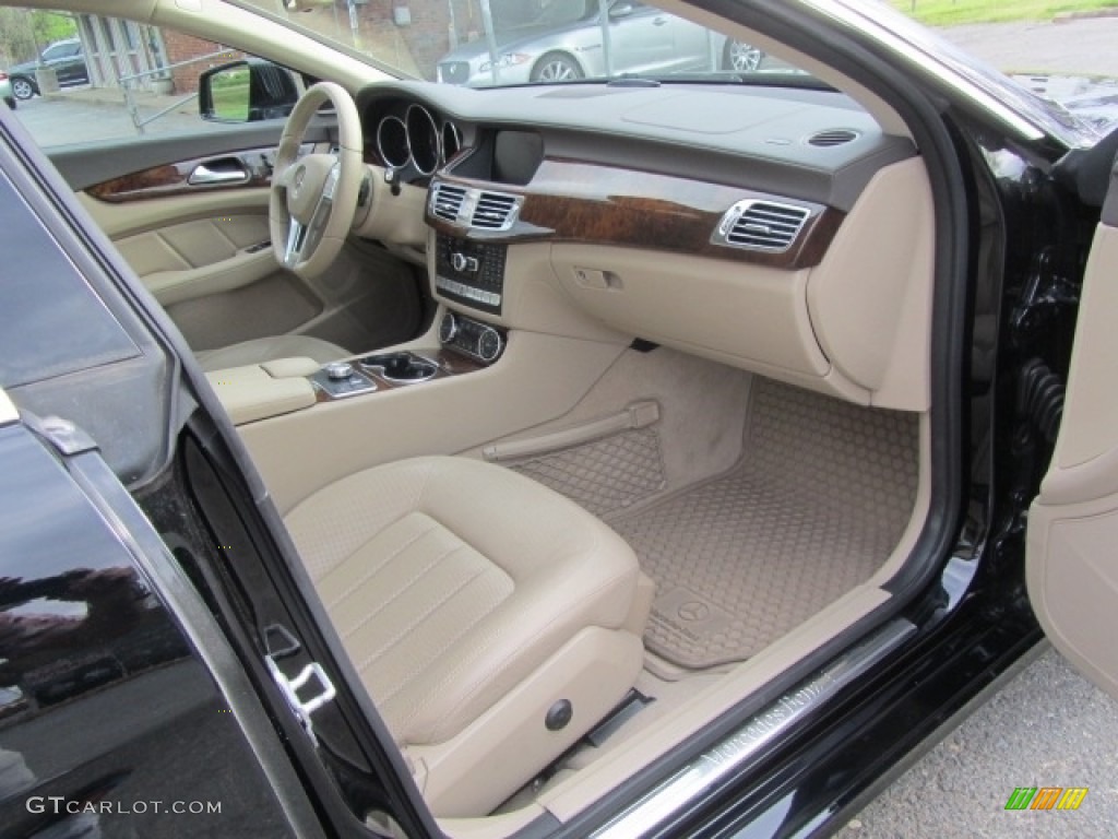 2013 CLS 550 Coupe - Black / Almond/Mocha photo #22