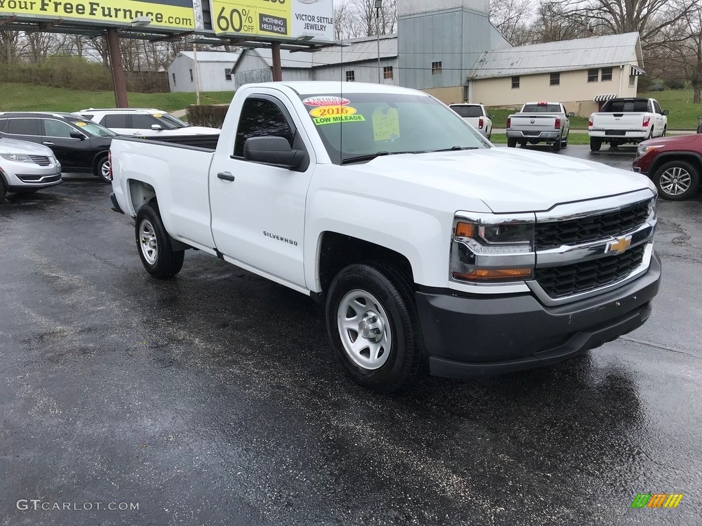 Summit White 2016 Chevrolet Silverado 1500 LS Regular Cab Exterior Photo #144055305