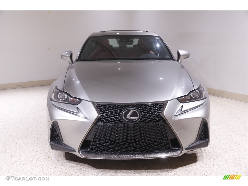 2019 IS 300 F Sport AWD - Atomic Silver / Rioja Red photo #2