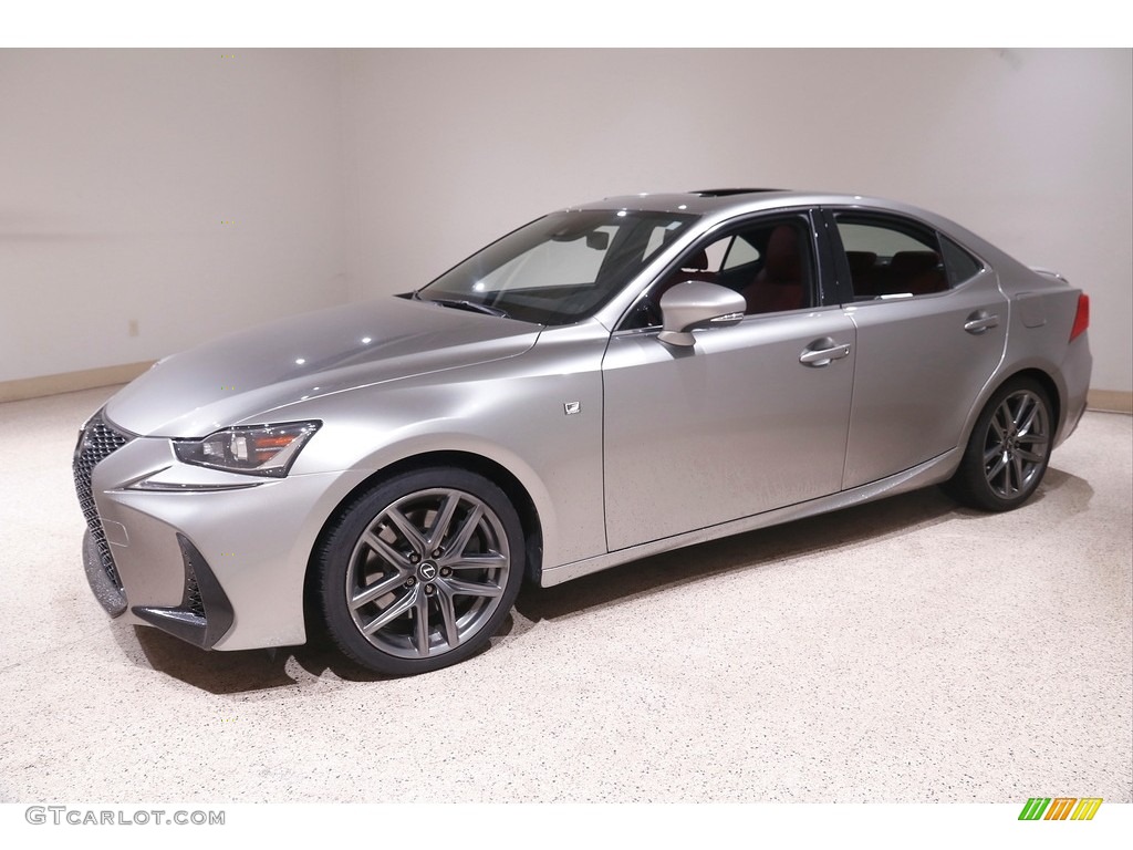 2019 IS 300 F Sport AWD - Atomic Silver / Rioja Red photo #3
