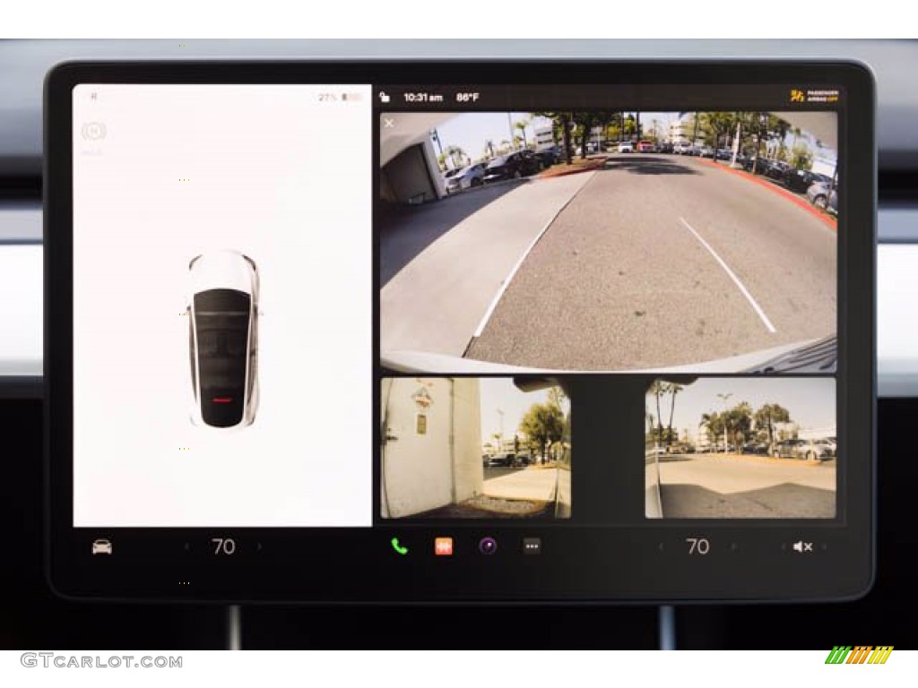 2020 Model Y Long Range - Pearl White Multi-Coat / Black photo #22