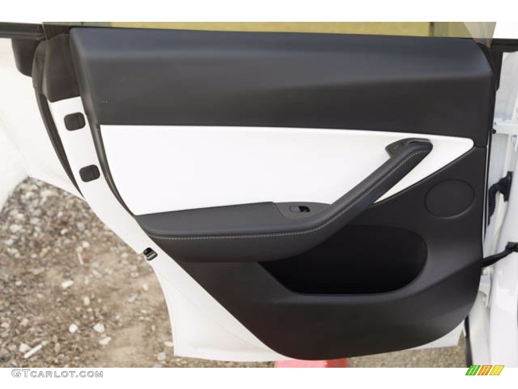 2020 Model Y Long Range - Pearl White Multi-Coat / Black photo #26