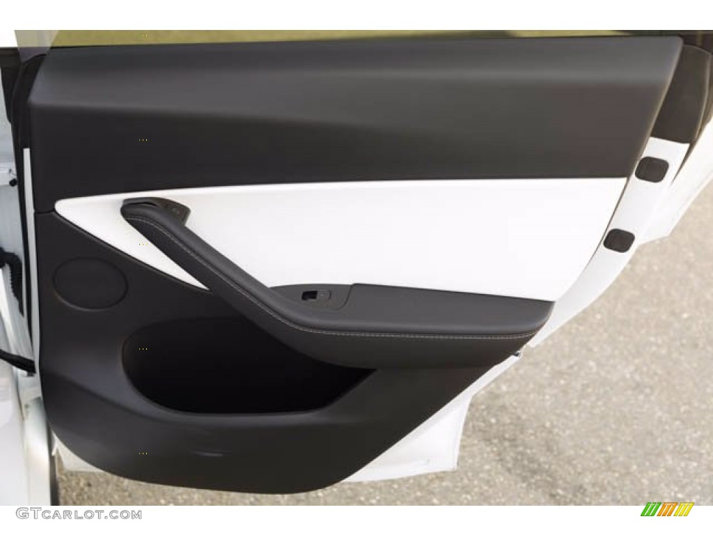 2020 Model Y Long Range - Pearl White Multi-Coat / Black photo #27