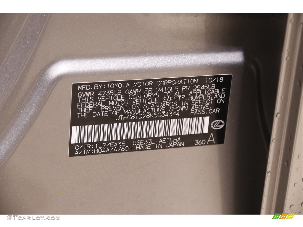 2019 IS 300 F Sport AWD - Atomic Silver / Rioja Red photo #22