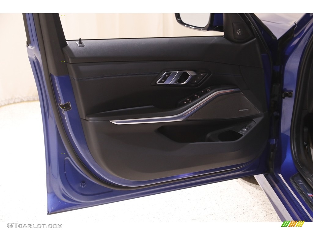 2019 3 Series 330i xDrive Sedan - Portimao Blue Metallic / Black photo #4