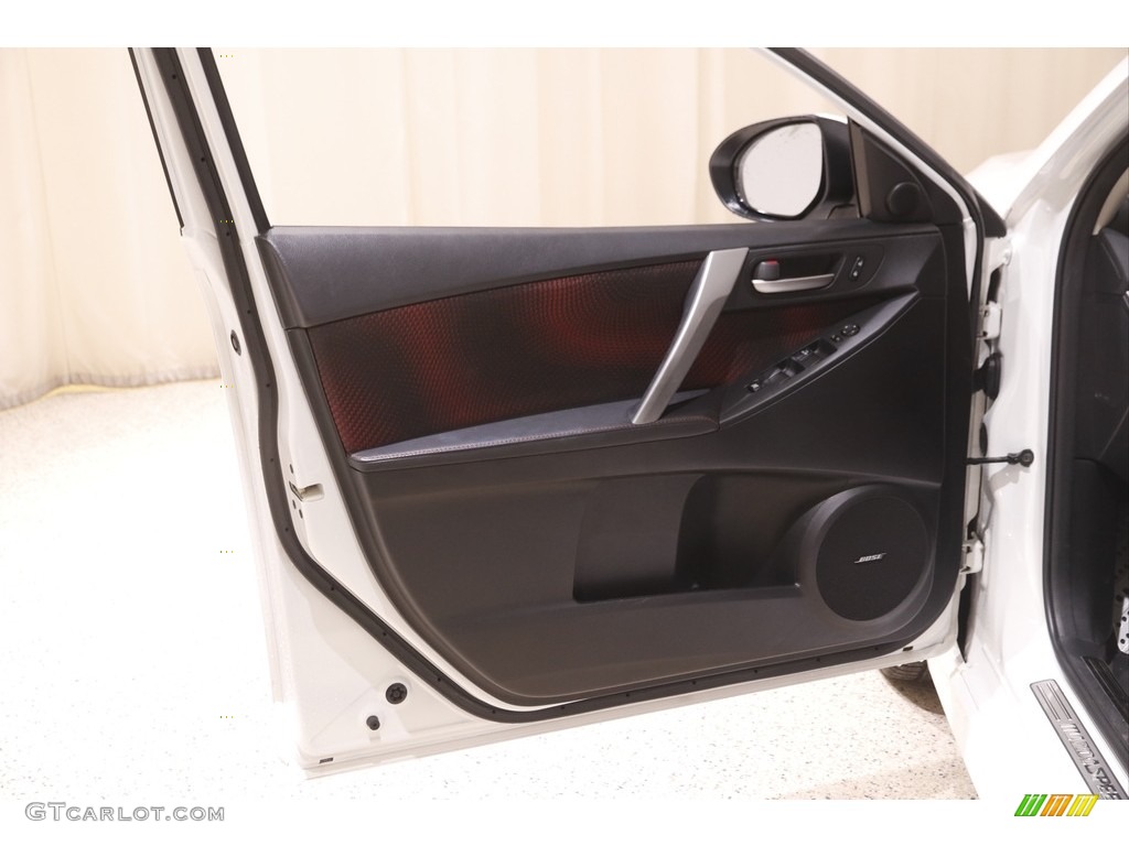 2012 MAZDA3 MAZDASPEED3 - Crystal White Pearl Mica / MAZDASPEED Black/Red photo #4