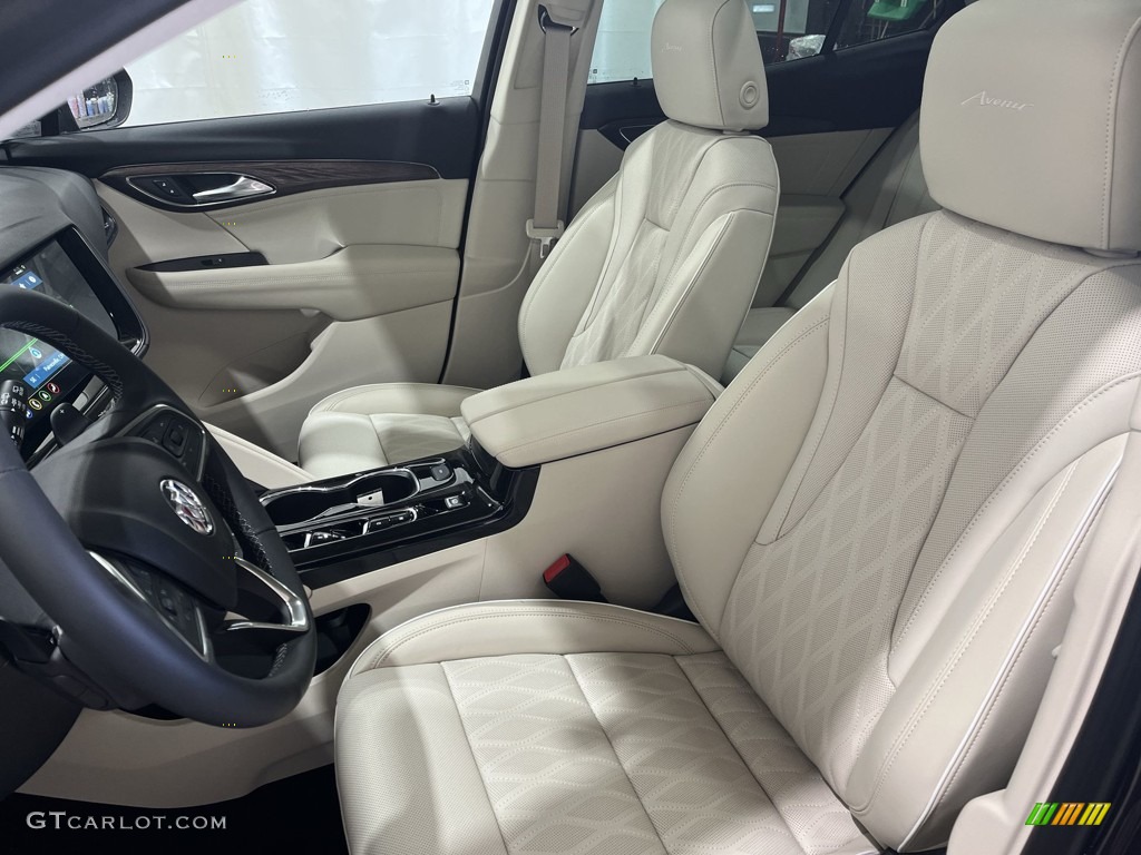 Whisper Beige w/Ebony Accents Interior 2022 Buick Envision Avenir Photo #144057552