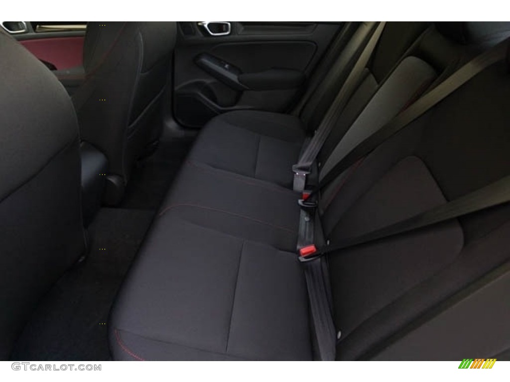 2022 Civic Si Sedan - Crystal Black Pearl / Black/Red photo #16