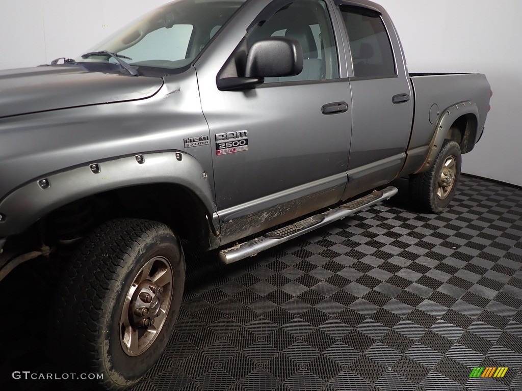 2007 Ram 2500 SLT Quad Cab 4x4 - Mineral Gray Metallic / Medium Slate Gray photo #8