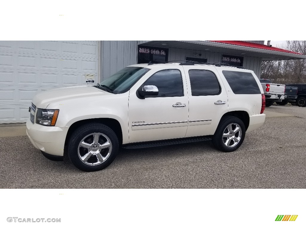 2012 Tahoe LTZ 4x4 - White Diamond Tricoat / Ebony photo #1