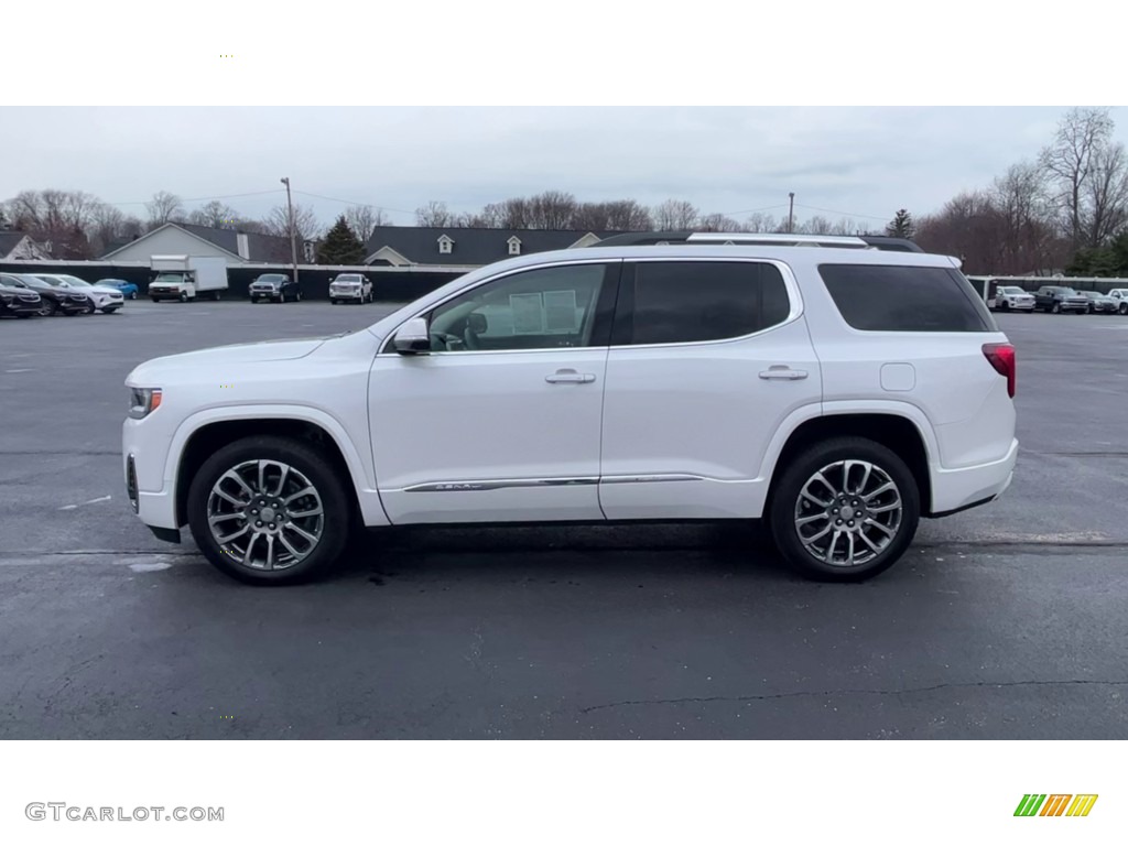 White Frost Tricoat 2021 GMC Acadia Denali AWD Exterior Photo #144058508