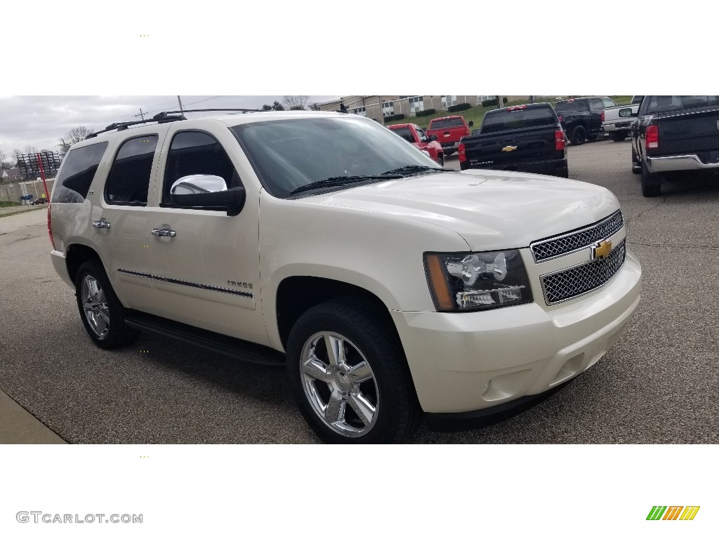 2012 Tahoe LTZ 4x4 - White Diamond Tricoat / Ebony photo #5