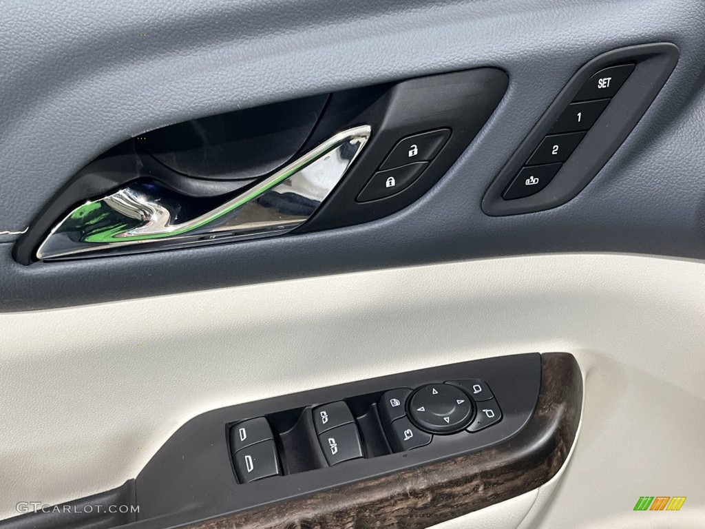 2021 GMC Acadia Denali AWD Dark Galvanized/Light Shale Door Panel Photo #144058892