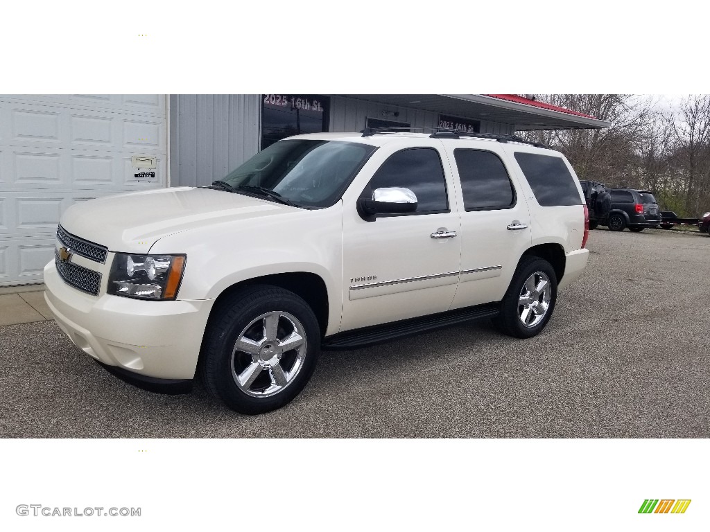 2012 Tahoe LTZ 4x4 - White Diamond Tricoat / Ebony photo #29
