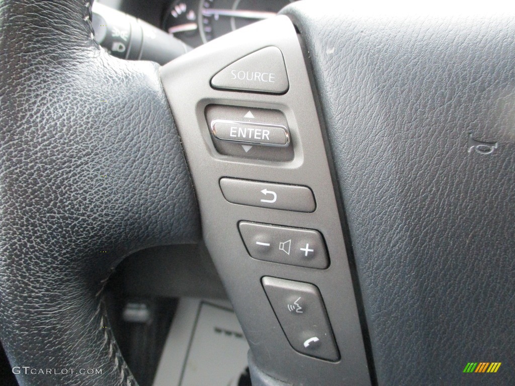 2018 Nissan Armada SV Charcoal Steering Wheel Photo #144059518