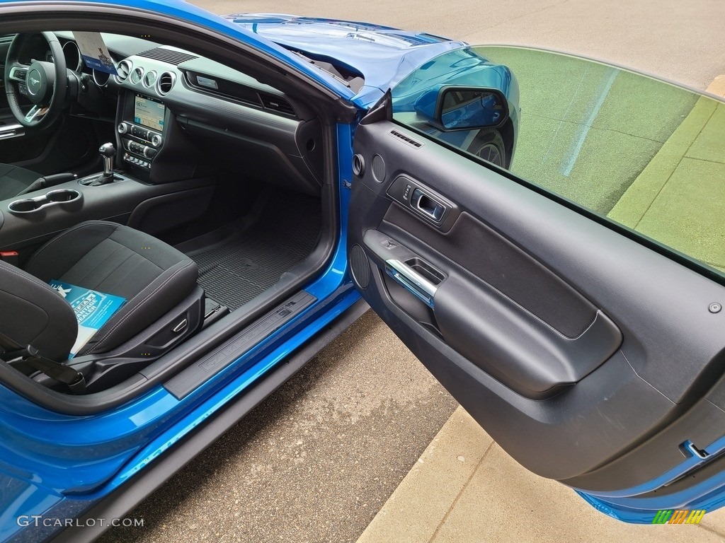 2019 Mustang EcoBoost Fastback - Velocity Blue / Ebony photo #34