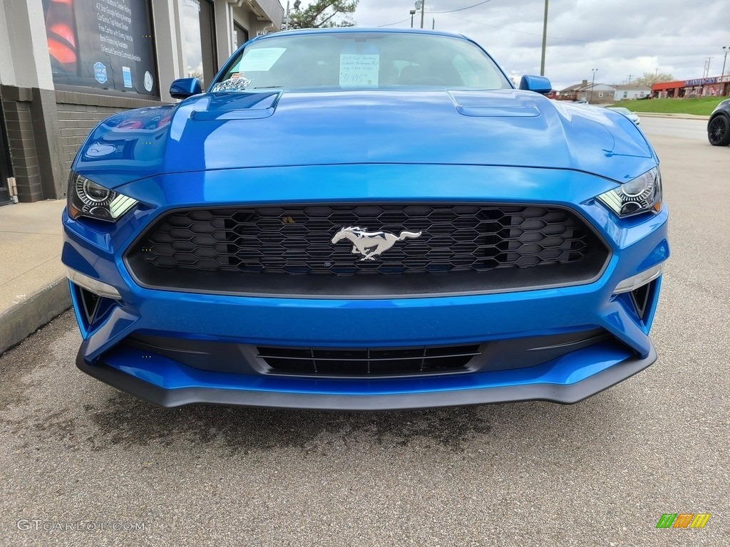 2019 Mustang EcoBoost Fastback - Velocity Blue / Ebony photo #42