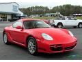 2007 Carmon Red Metallic Porsche Cayman   photo #7