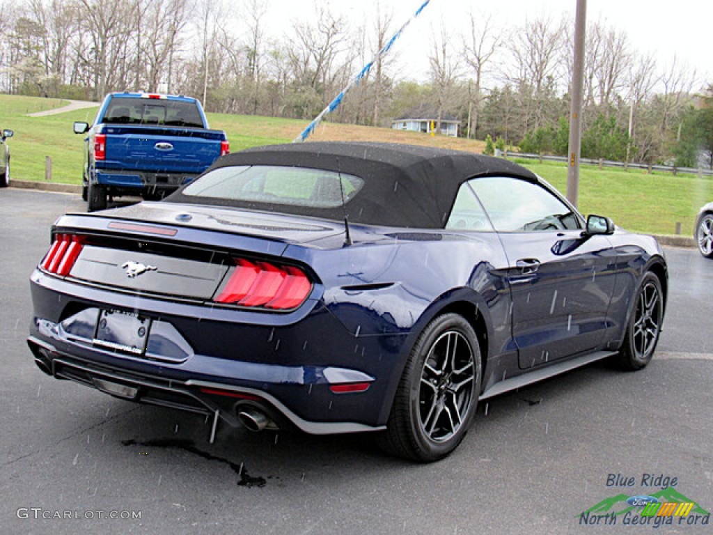 2018 Mustang EcoBoost Premium Convertible - Kona Blue / Ebony photo #5