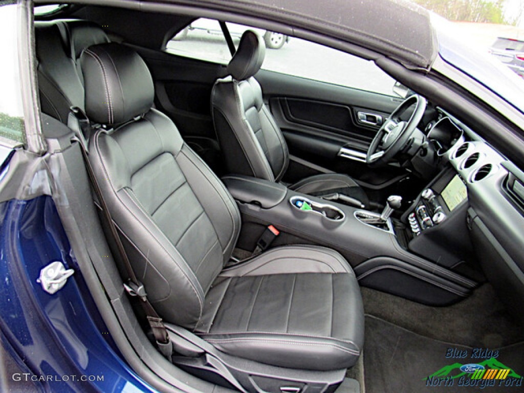 2018 Mustang EcoBoost Premium Convertible - Kona Blue / Ebony photo #12