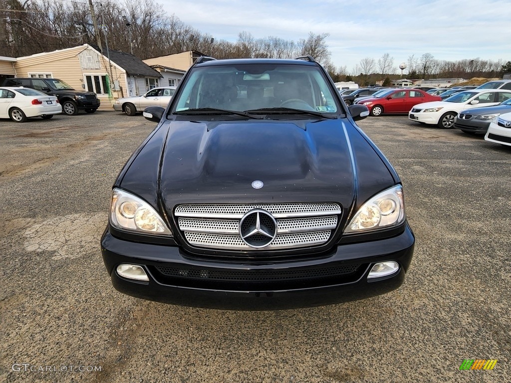 2005 ML 500 4Matic - Obsidian Black Metallic / Charcoal photo #8