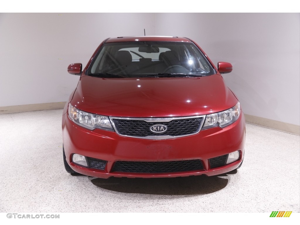 2011 Forte SX 5 Door - Spicy Red / Black photo #2