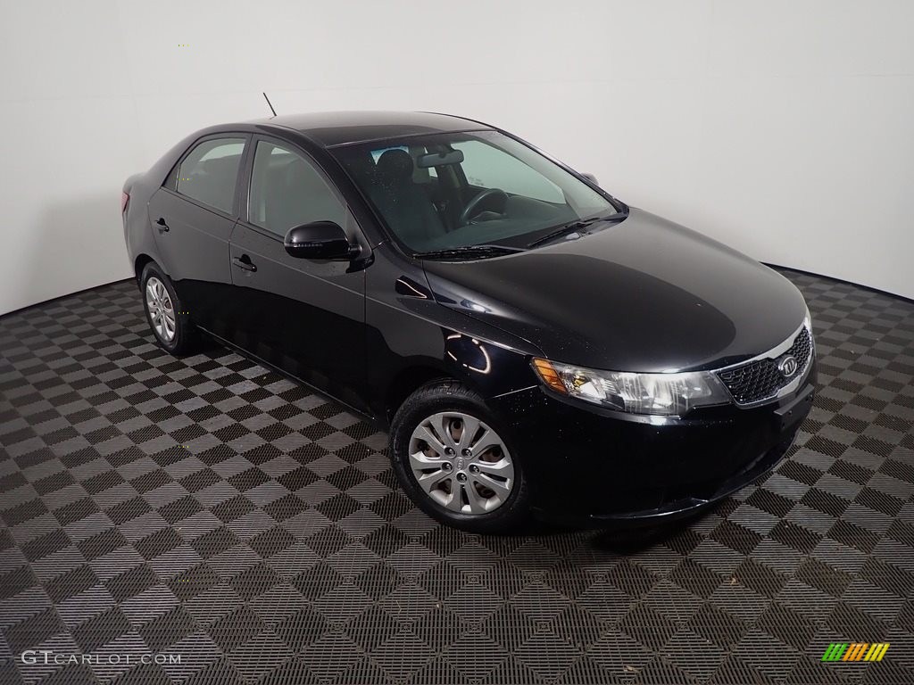 2012 Forte EX - Ebony Black / Black photo #2
