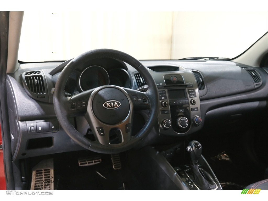 2011 Kia Forte SX 5 Door Black Dashboard Photo #144062688