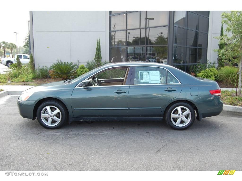 2004 Accord EX-L Sedan - Deep Green Pearl / Ivory photo #2