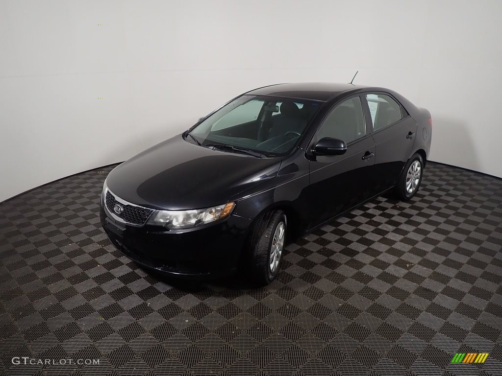 2012 Forte EX - Ebony Black / Black photo #7