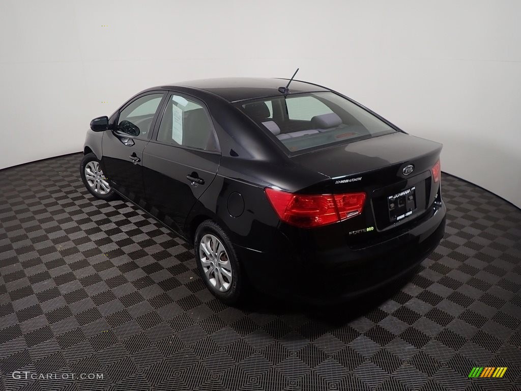 2012 Forte EX - Ebony Black / Black photo #9