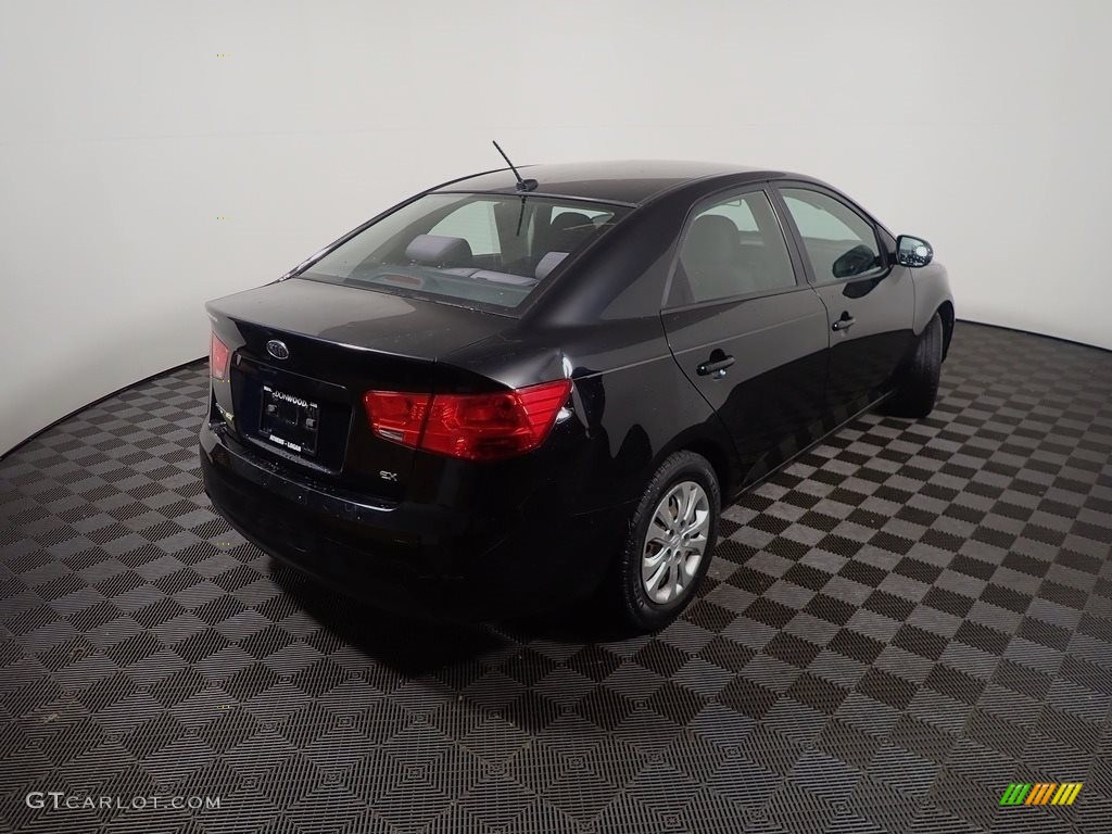 2012 Forte EX - Ebony Black / Black photo #13