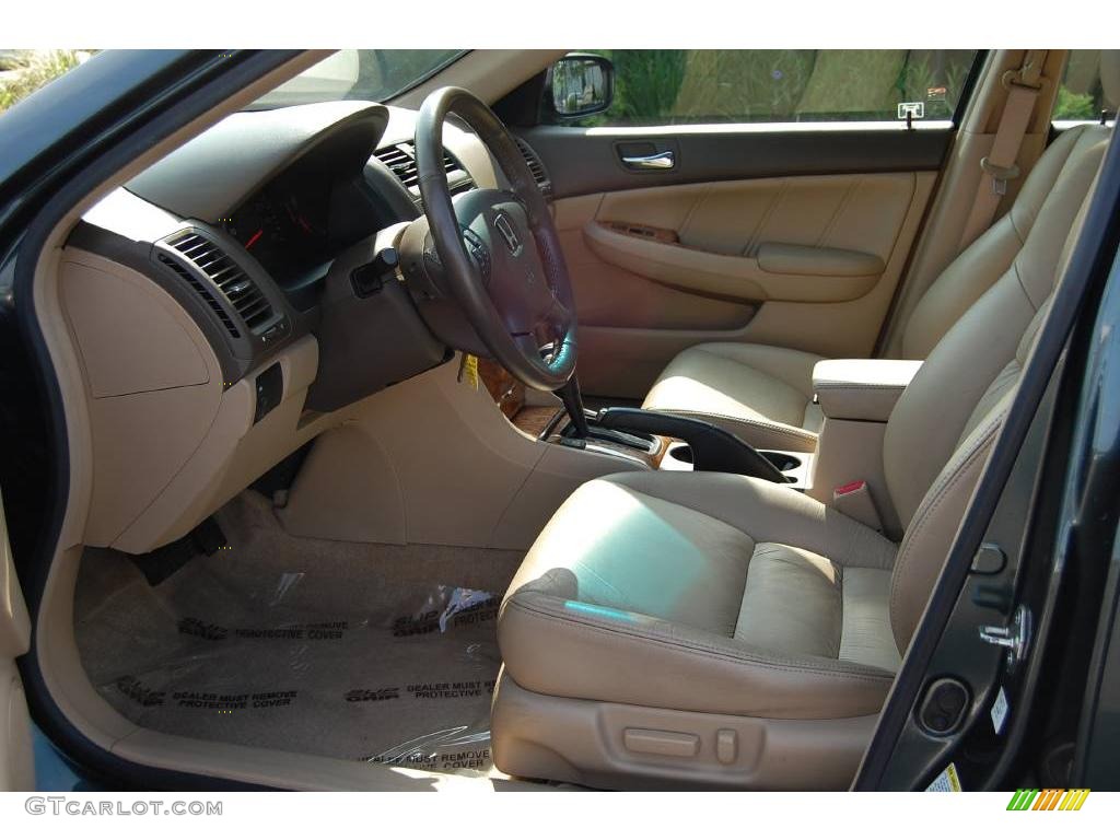 2004 Accord EX-L Sedan - Deep Green Pearl / Ivory photo #5