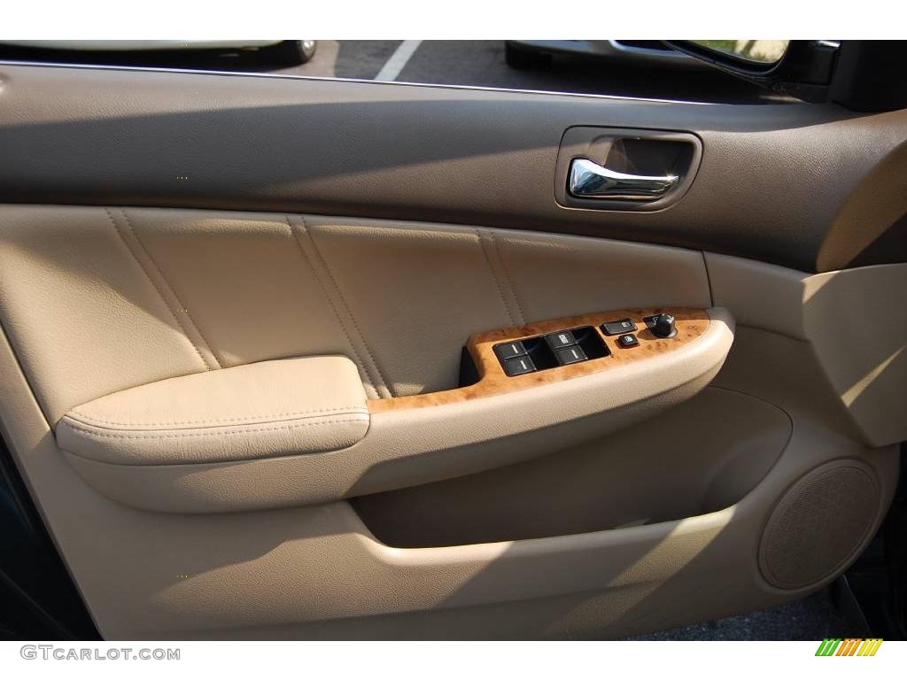 2004 Accord EX-L Sedan - Deep Green Pearl / Ivory photo #6
