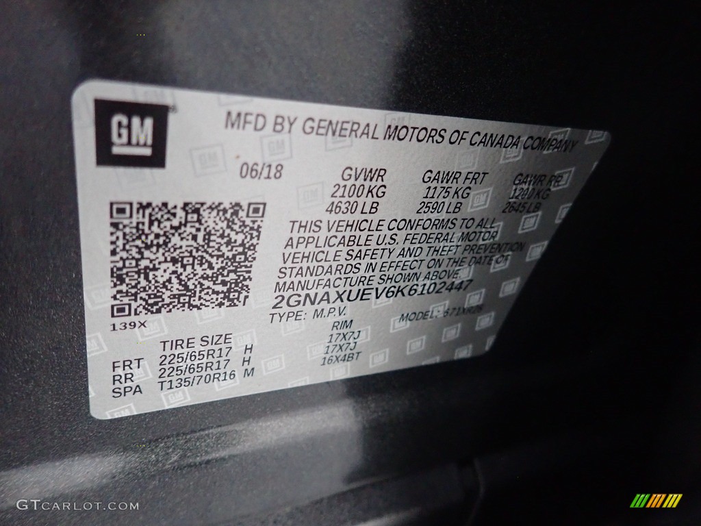 2019 Equinox LT AWD - Nightfall Gray Metallic / Jet Black photo #28