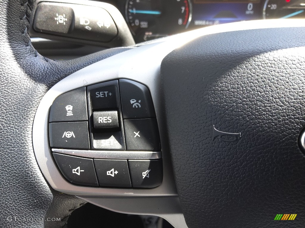 2021 Ford Explorer XLT Light Slate Steering Wheel Photo #144063633