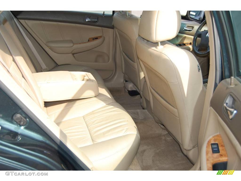 2004 Accord EX-L Sedan - Deep Green Pearl / Ivory photo #9