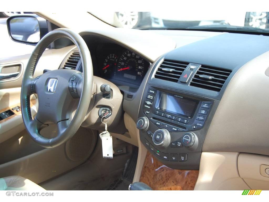2004 Accord EX-L Sedan - Deep Green Pearl / Ivory photo #10