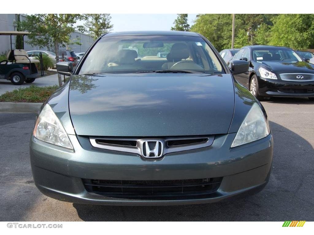 2004 Accord EX-L Sedan - Deep Green Pearl / Ivory photo #13