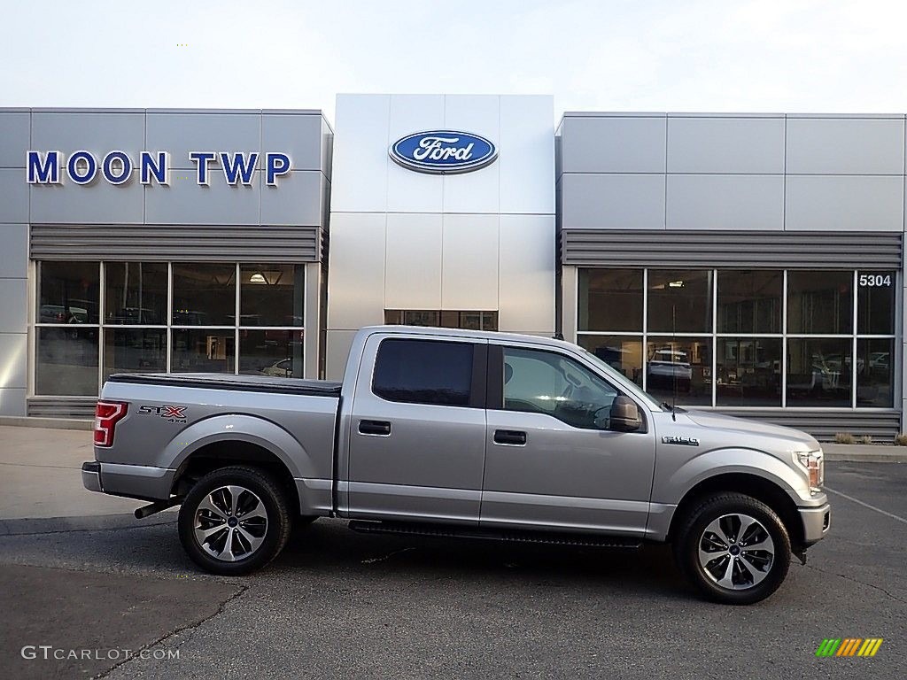 2020 F150 STX SuperCrew 4x4 - Iconic Silver / Black photo #1