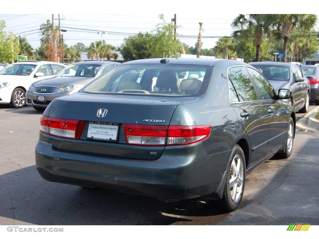 2004 Accord EX-L Sedan - Deep Green Pearl / Ivory photo #15