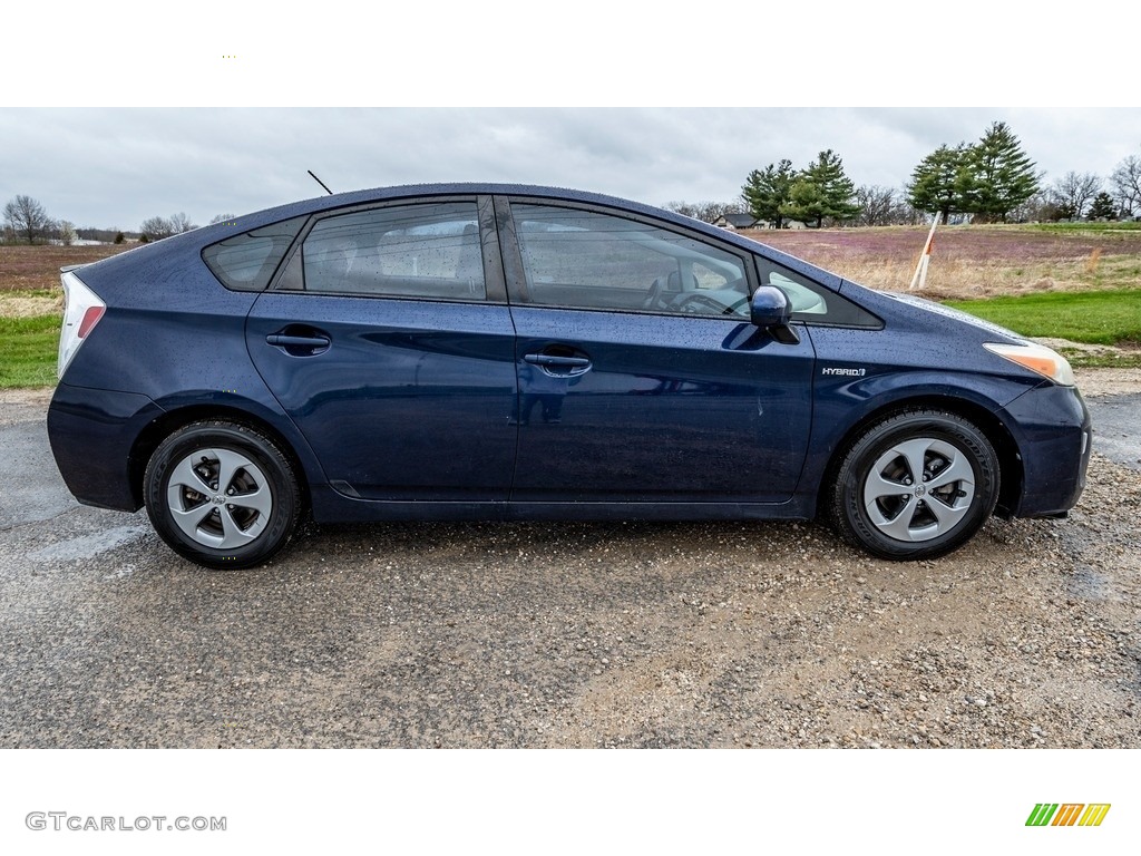 2013 Prius Four Hybrid - Nautical Blue Metallic / Misty Gray photo #3