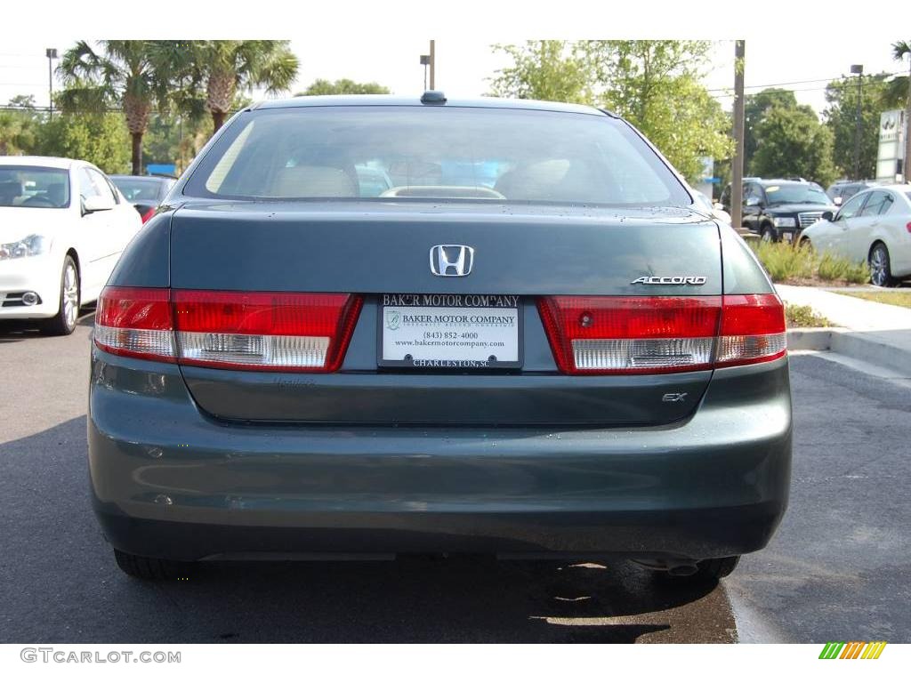 2004 Accord EX-L Sedan - Deep Green Pearl / Ivory photo #16