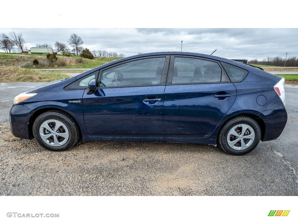 2013 Prius Four Hybrid - Nautical Blue Metallic / Misty Gray photo #7