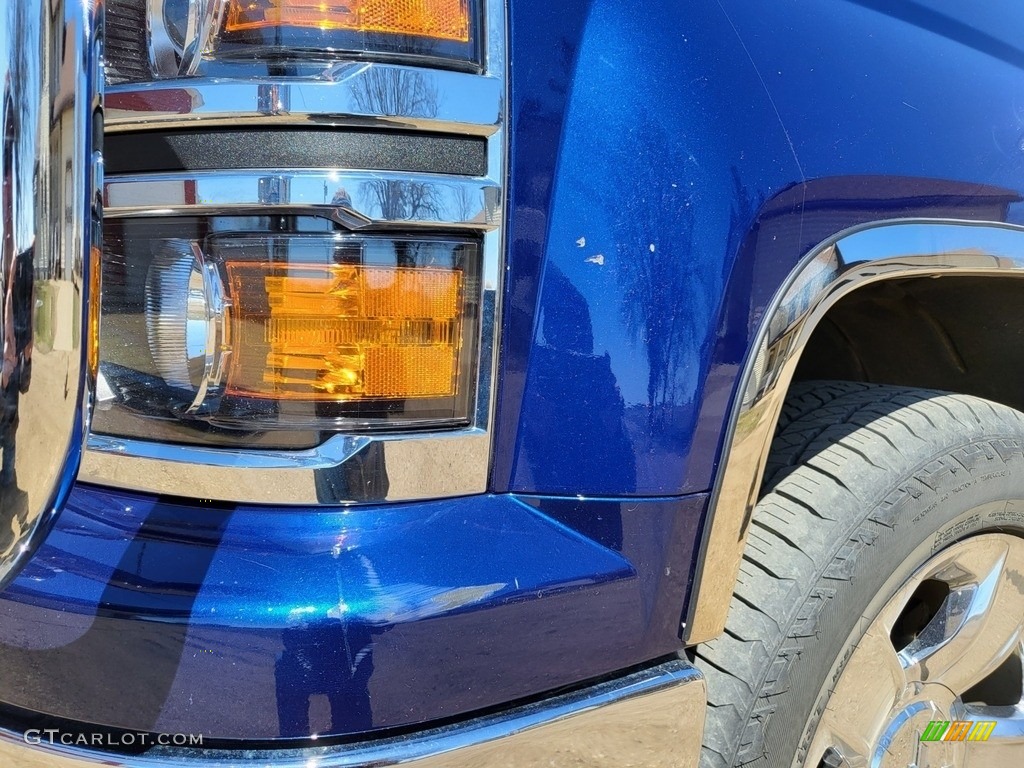 2014 Silverado 1500 LTZ Crew Cab 4x4 - Blue Topaz Metallic / Jet Black/Dark Ash photo #17