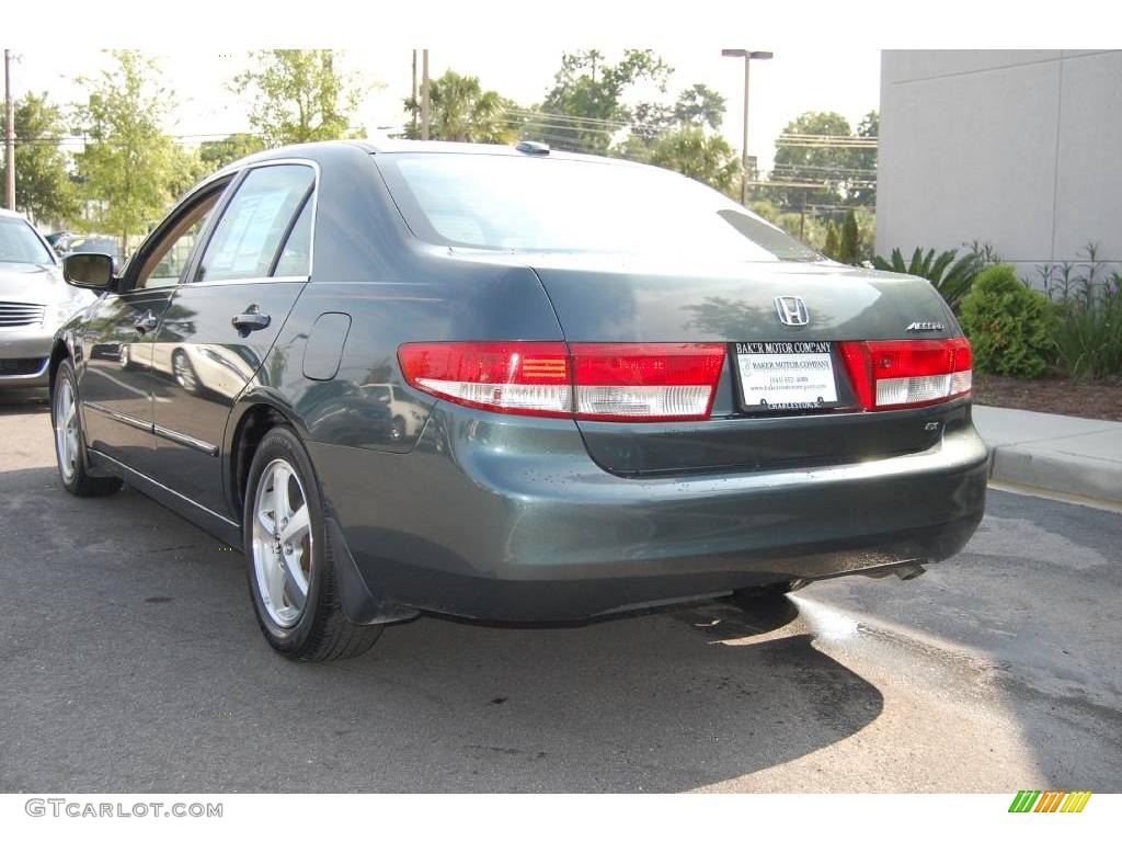 2004 Accord EX-L Sedan - Deep Green Pearl / Ivory photo #17