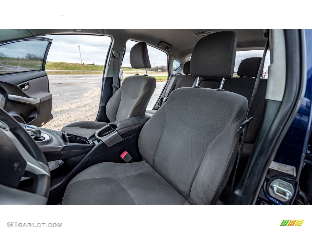 2013 Prius Four Hybrid - Nautical Blue Metallic / Misty Gray photo #17