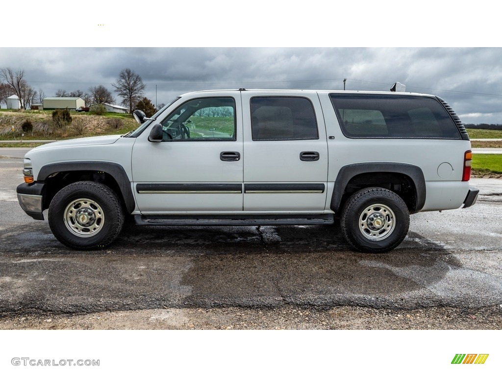 Summit White 2002 Chevrolet Suburban 2500 LS 4x4 Exterior Photo #144065685
